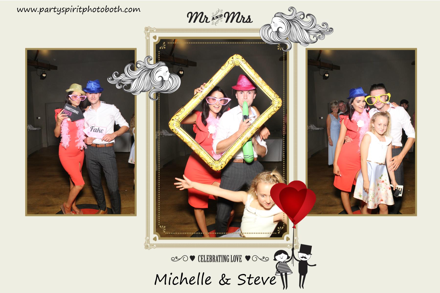 Michelle & Steve Wedding | View more photos from the event at gallery.partyspiritphotobooth.com/u/PartySpiritPhotoBooth/Michelle-Steve-Wedding